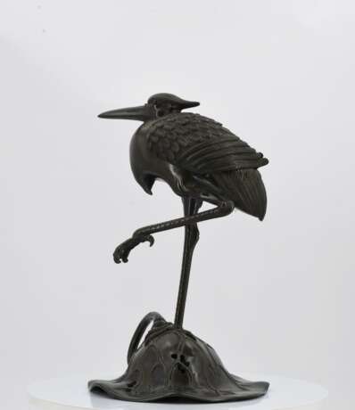 Incense burner in the shape of a crane - photo 3