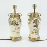 Two Satsuma vases with dormouse décor - photo 1
