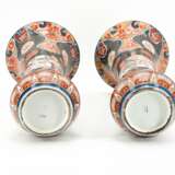Pair of trumpet shaped vases with Imari décor - фото 5