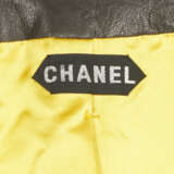A CHOCOLATE BROWN LAMBSKIN PATCH POCKET JACKET - Foto 4