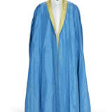 A REVERSIBLE YELLOW AND BLUE CAFTAN - photo 1