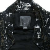 A BLACK BEADED SILK AND SEQUINED EVENING TUNIC - фото 3