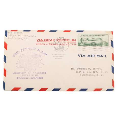 Zeppelin mail - LZ 127 1933 - photo 1