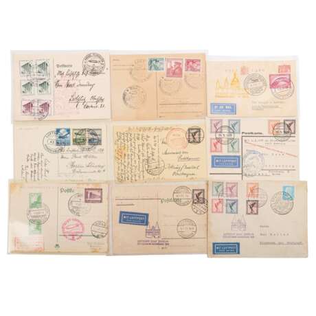 Mixed lot - Zeppelin mail with 9 covers - photo 1