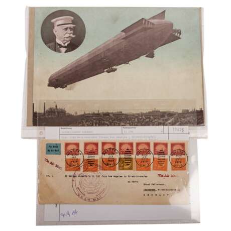Mixed lot - Zeppelin mail with approx. 16 covers - фото 4