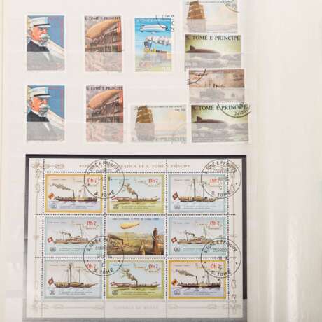 Collection - motifs Zeppelin stamps **/O - photo 10