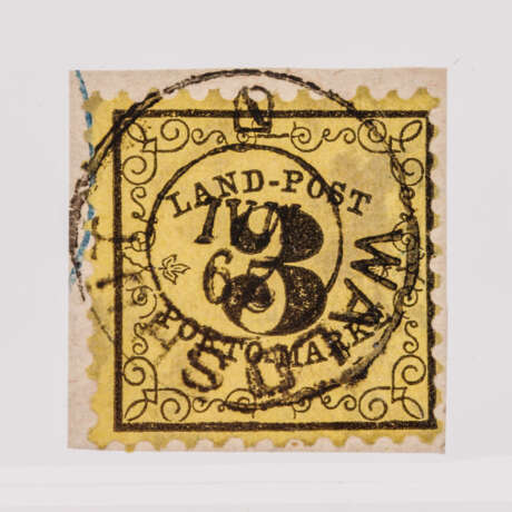 Baden - land mail - 2 x postage due 1862 O - Foto 2