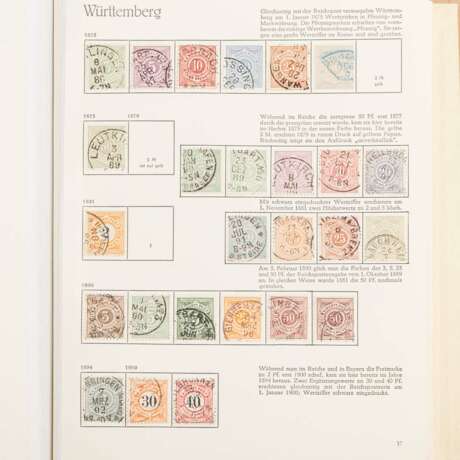 AD Bavaria / Wurttemberg - Attractively designed collection ex 1870/1920, unused and used, - Foto 4