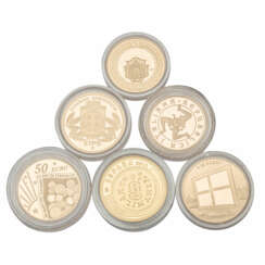 A Beautiful Collection - GOLD EUROPE with 6 coins