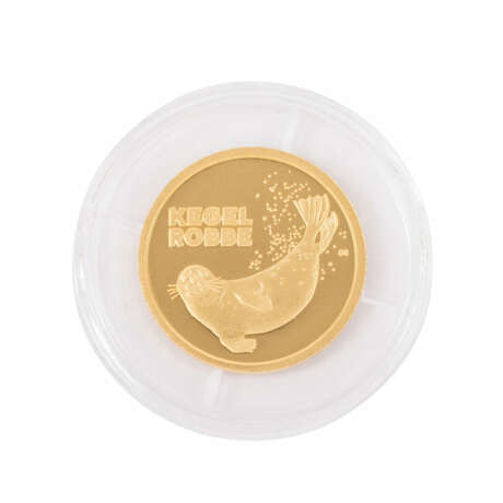 FRG / Gold coin - 20 'Return of the wild animals - grey seal' 2022/A - Foto 1