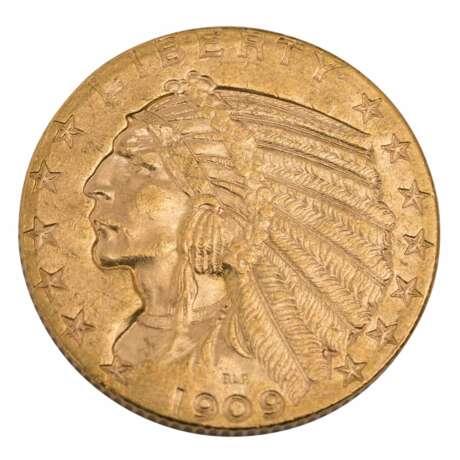 USA/GOLD - 5 Dollars 1909 - photo 1