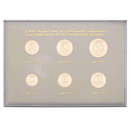 Kuwait 6-piece Gold Proof Set 1987- - фото 3