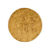 Netherlands/Province Holland/Gold - severely underweight knight ducat 1776, - photo 2