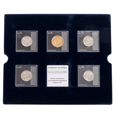 Aluminum case with modern world and course coins, - photo 7