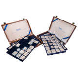 DDR - Collection commemorative coins in two wooden boxes - photo 1