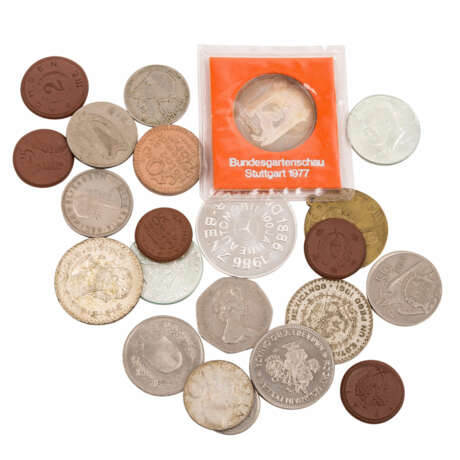 Small treasure trove of coins and medals, - фото 2