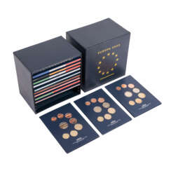 "Europe 2002 - The first euro exchange rate coins with excl. silver commemorative mintings" -