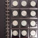 Coin album with a lot of BRD and several SILVER medals - - photo 2