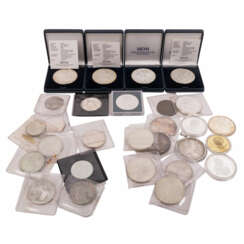Coins and medals with SILVER -
