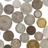 Mixed lot of various silver coins and mostly small coins, - Foto 3