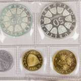 FRG and Austria - mixed lot with 11 x 5 DM silver, - фото 3