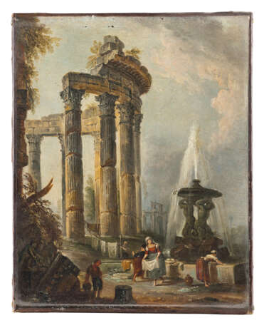 CHARLES-LOUIS CLÉRISSEAU (PARIS 1721-1820 NEUILLY-AUTEUIL-PASSY) - Foto 1