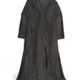 A BLACK SILK TISSUE TAFFETA KIMONO BANYAN - Auction prices