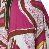 TWO POLYCHROME PRINTED CAFTANS - photo 3