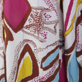 TWO POLYCHROME PRINTED CAFTANS - photo 5
