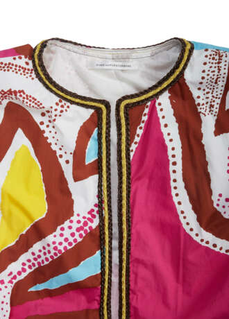 TWO POLYCHROME PRINTED CAFTANS - photo 6