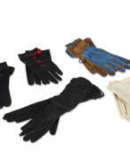 Сhamois. TEN PAIRS OF VARIOUS LEATHER, WOOL, OR KID GLOVES