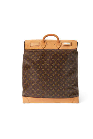 A BROWN MONOGRAM CANVAS STEAMER 45 BAG WITH GOLD HARDWARE - photo 2