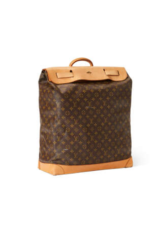 A BROWN MONOGRAM CANVAS STEAMER 45 BAG WITH GOLD HARDWARE - photo 3