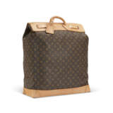 A BROWN MONOGRAM CANVAS STEAMER 45 BAG WITH GOLD HARDWARE - photo 2