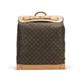 A BROWN MONOGRAM CANVAS STEAMER 45 BAG WITH GOLD HARDWARE - photo 3