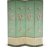 A NEOCLASSICAL STYLE FOUR-PANEL FLOOR SCREEN - photo 1