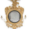 AN AMERICAN FEDERAL CARVED GILTWOOD GIRANDOLE MIRROR - Auktionspreise