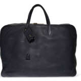 A PERSONALIZED INDIGO CLÉMENCE LEATHER VICTORIA 60 WITH GOLD HARDWARE - photo 2