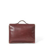 A PERSONALIZED ROUGE H CALF BOX LEATHER SAC À DÉPÊCHES WITH GOLD HARDWARE - фото 3