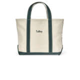 A PAIR OF BLUE & GREEN CANVAS TOTE BAGS - Foto 5