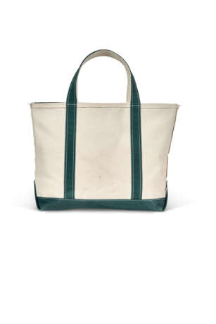 A PAIR OF BLUE & GREEN CANVAS TOTE BAGS - Foto 6