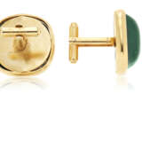GROUP OF GLASS AND RESIN CUFFLINKS, ONE PAIR BY YVES SAINT LAURENT - фото 3