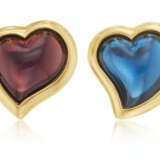 GROUP OF GLASS AND RESIN CUFFLINKS, ONE PAIR BY YVES SAINT LAURENT - photo 8