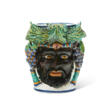 AN ITALIAN MAJOLICA 'TESTA DI MORO' JARDINERE - Auction prices