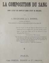 Becquerel,A. u. A.Rodier.
