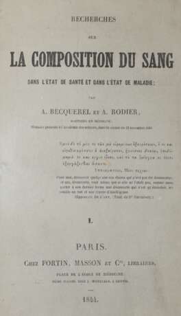 Becquerel,A. u. A.Rodier. - photo 1