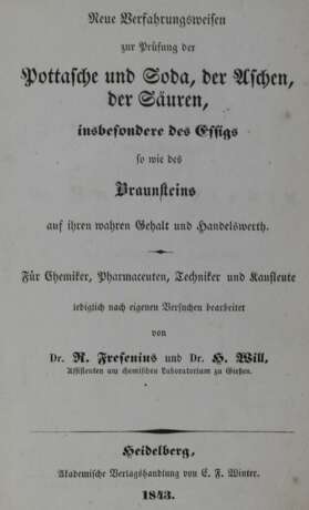 Fresenius,R. u. H.Will. - фото 1