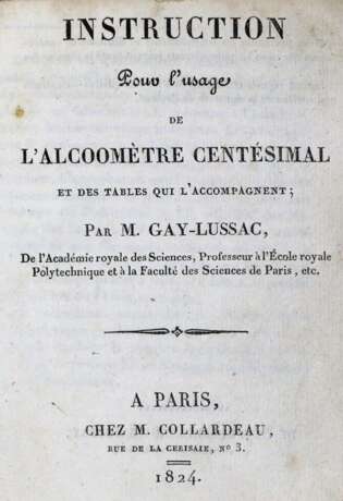 Gay-Lussac,(J.L.). - photo 1