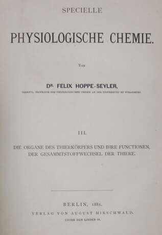 Hoppe-Seyler,F. - фото 1