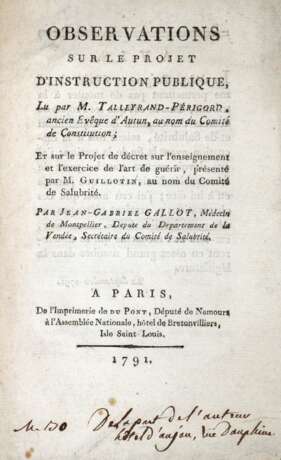 (Talleyrand-Perigord,C.M.de). - Foto 1